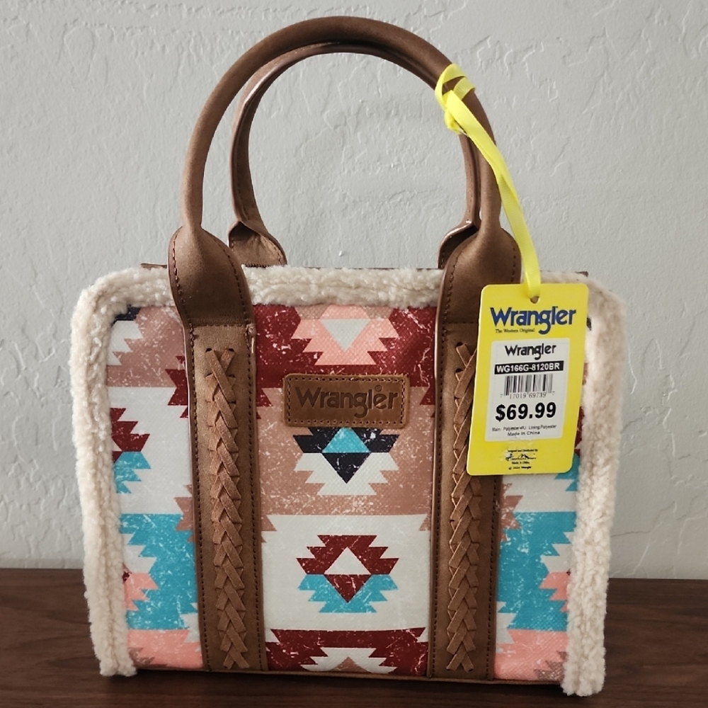 Wrangler Women's Aztec Pattern Satchel